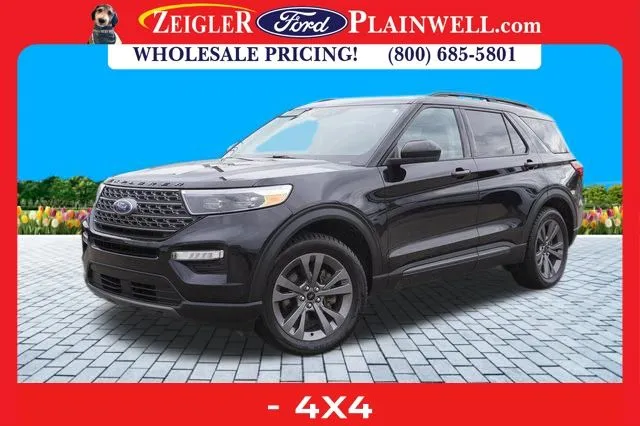 Black 2022 Ford Explorer XLT for sale in Plainwell, MI