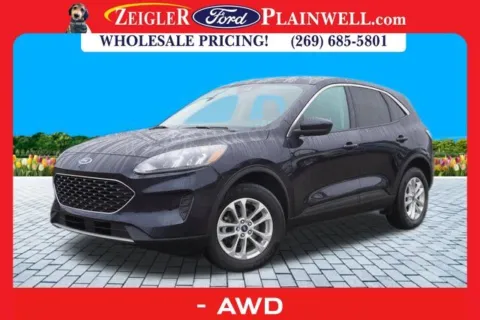 Blue 2021 Ford Escape SE Hybrid for sale in Plainwell, MI