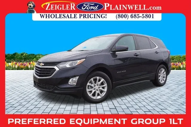 Blue 2021 Chevrolet Equinox LT for sale in Plainwell, MI