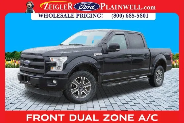 Black 2017 Ford F-150 Lariat for sale in Plainwell, MI
