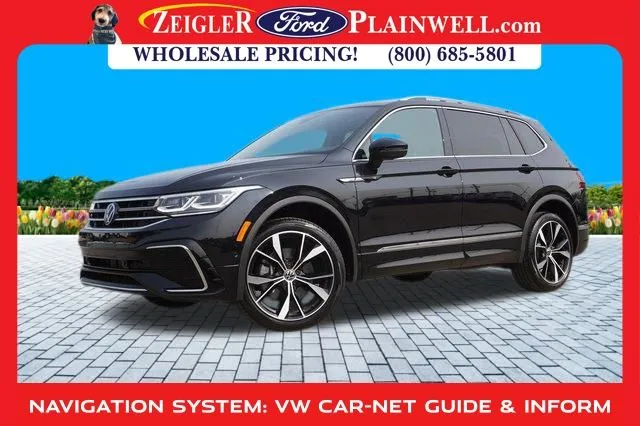 Black 2024 Volkswagen Tiguan 2.0T SEL R-Line for sale in Plainwell, MI