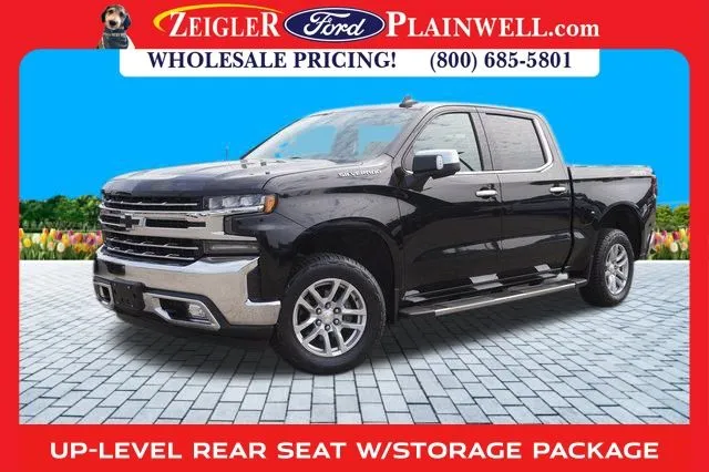 Black 2020 Chevrolet Silverado 1500 LTZ for sale in Plainwell, MI