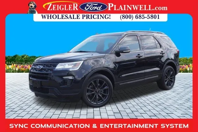 Black 2018 Ford Explorer XLT for sale in Plainwell, MI