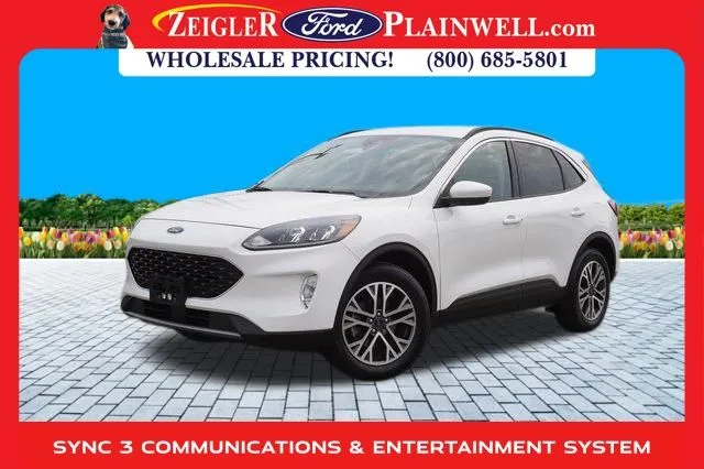 White 2020 Ford Escape SEL for sale in Plainwell, MI