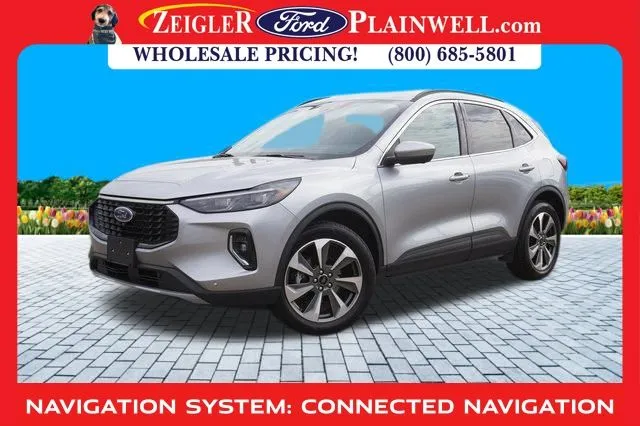 Silver 2023 Ford Escape Platinum for sale in Plainwell, MI
