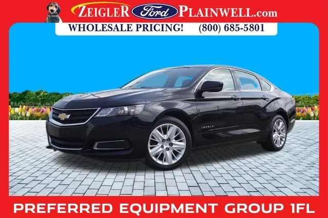 Black 2018 Chevrolet Impala LS for sale in Plainwell, MI