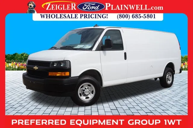 White 2023 Chevrolet Express 3500 Work Van for sale in Plainwell, MI