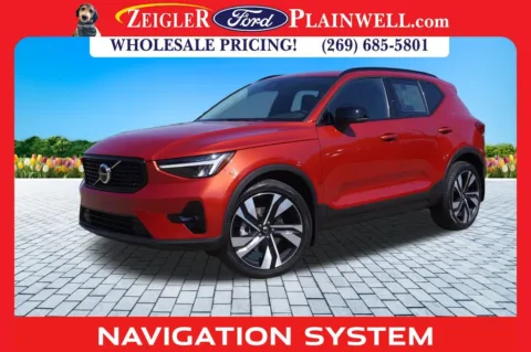 Red 2023 Volvo XC40 B5 Plus Dark Theme for sale in Plainwell, MI