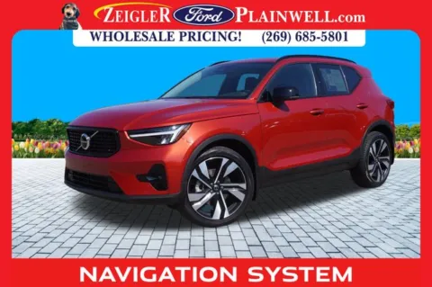 Red 2023 Volvo XC40 B5 Plus Dark Theme for sale in Plainwell, MI