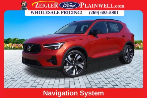 Red 2023 Volvo XC40 B5 Plus Dark Theme for sale in Plainwell, MI