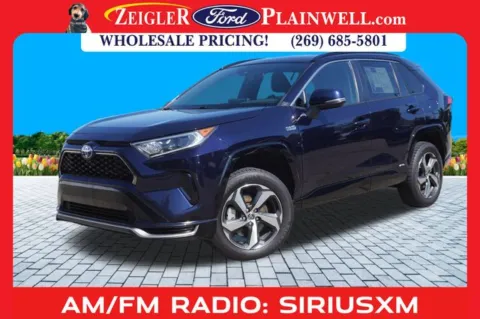 Blue 2021 Toyota RAV4 Prime SE for sale in Plainwell, MI
