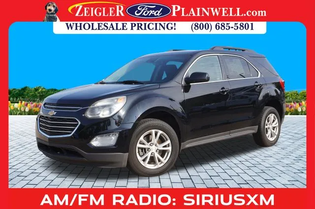 Black 2017 Chevrolet Equinox LT for sale in Plainwell, MI