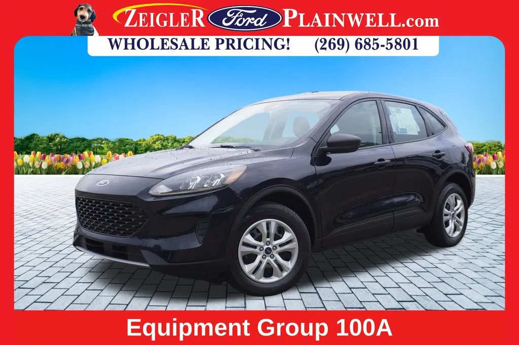 Blue 2021 Ford Escape S for sale in Plainwell, MI