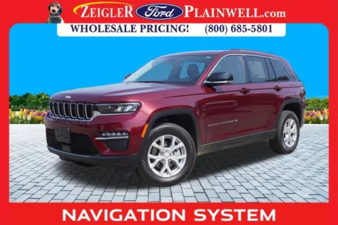 Red 2023 Jeep Grand Cherokee Limited for sale in Plainwell, MI