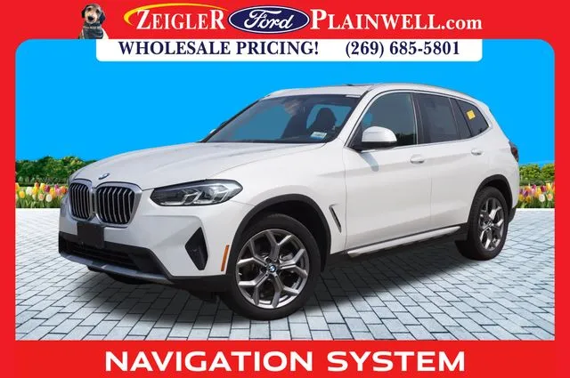 White 2023 BMW X3 xDrive30i for sale in Plainwell, MI