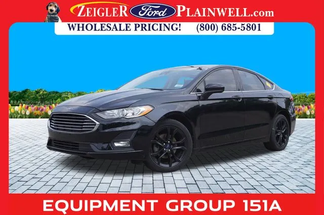 Black 2020 Ford Fusion SE for sale in Plainwell, MI