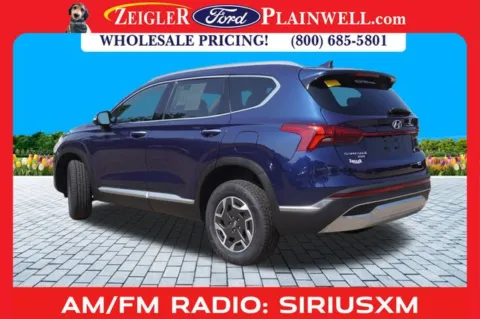 Another view of 2023 Hyundai Santa Fe Hybrid Blue for sale in Plainwell, MI at Zeigler Ford of Plainwell