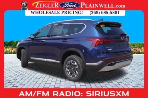 Another view of 2023 Hyundai Santa Fe Hybrid Blue for sale in Plainwell, MI at Zeigler Ford of Plainwell