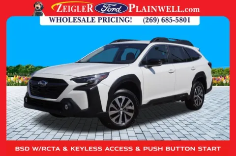 White 2023 Subaru Outback Premium for sale in Plainwell, MI