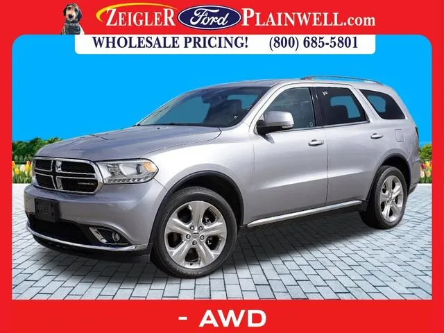 Silver 2015 Dodge Durango Limited for sale in Plainwell, MI