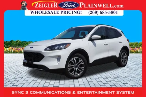 White 2021 Ford Escape SEL for sale in Plainwell, MI