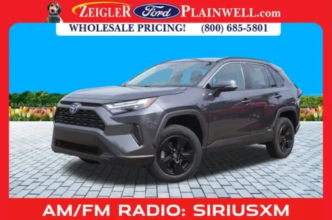Gray 2023 Toyota RAV4 Hybrid XLE for sale in Plainwell, MI