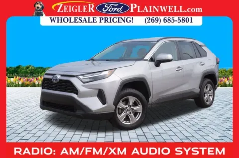 Silver 2023 Toyota RAV4 Hybrid XLE for sale in Plainwell, MI