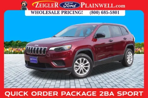 Red 2021 Jeep Cherokee Sport for sale in Plainwell, MI