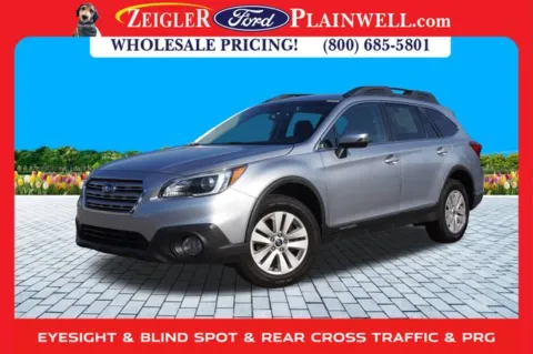 Silver 2017 Subaru Outback 2.5i Premium for sale in Plainwell, MI