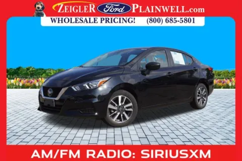 Black 2021 Nissan Versa 1.6 SV for sale in Plainwell, MI