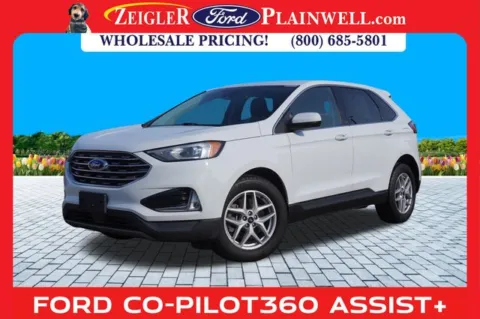 White 2021 Ford Edge SEL for sale in Plainwell, MI