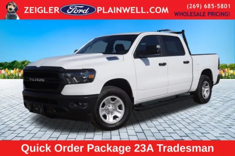 White 2024 Ram 1500 Tradesman for sale in Plainwell, MI