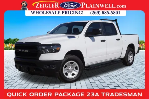 White 2024 Ram 1500 Tradesman for sale in Plainwell, MI
