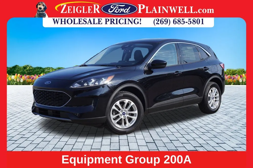 Black 2021 Ford Escape SE for sale in Plainwell, MI