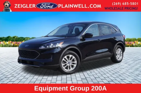 Black 2021 Ford Escape SE for sale in Plainwell, MI