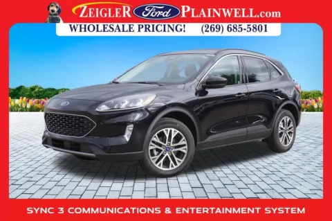 Black 2022 Ford Escape SEL for sale in Plainwell, MI