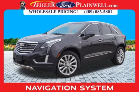 Black 2017 Cadillac XT5 Platinum for sale in Plainwell, MI