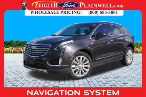 Black 2017 Cadillac XT5 Platinum for sale in Plainwell, MI