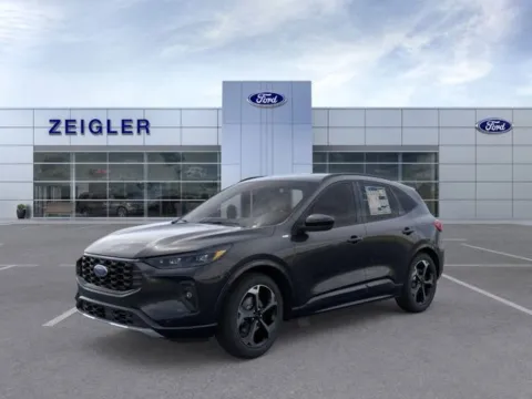 Black 2025 Ford Escape Hybrid ST-Line Elite for sale in Plainwell, MI