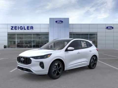Silver 2025 Ford Escape Hybrid ST-Line Elite for sale in Plainwell, MI