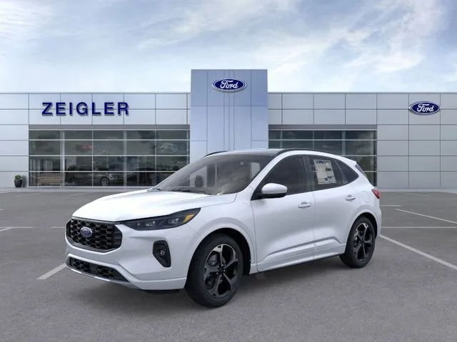 Silver 2025 Ford Escape Hybrid ST-Line Elite for sale in Plainwell, MI