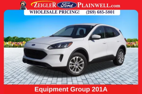 White 2021 Ford Escape Hybrid SE for sale in Plainwell, MI