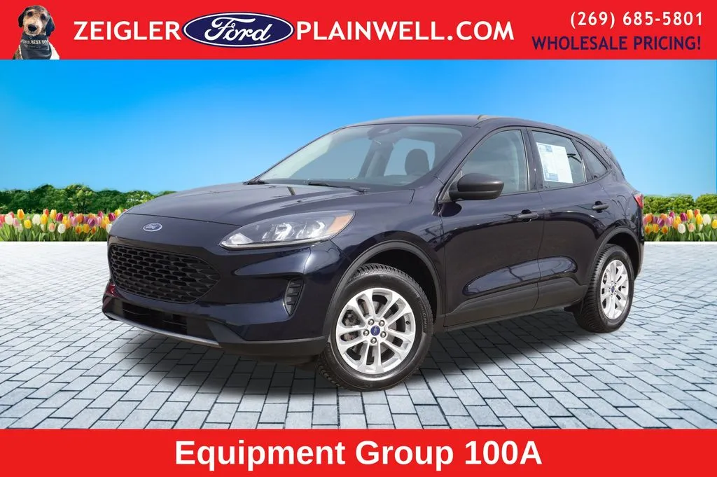 Blue 2021 Ford Escape S for sale in Plainwell, MI