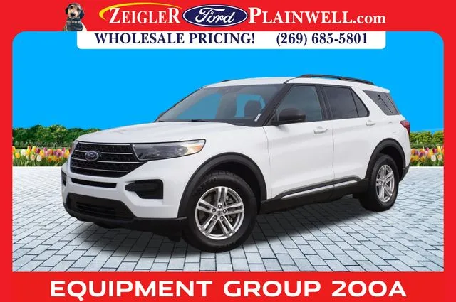 White 2020 Ford Explorer XLT for sale in Plainwell, MI