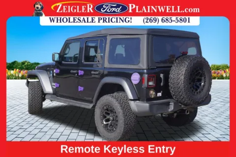 Another view of 2018 Jeep Wrangler Unlimited Sport S for sale in Plainwell, MI at Zeigler Ford of Plainwell