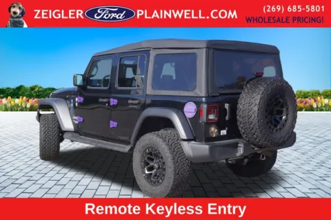 Another view of 2018 Jeep Wrangler Unlimited Sport S for sale in Plainwell, MI at Zeigler Ford of Plainwell