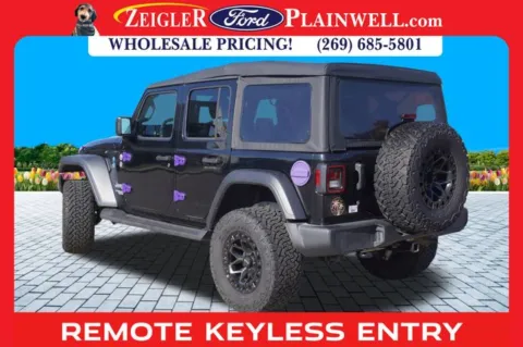 Another view of 2018 Jeep Wrangler Unlimited Sport S for sale in Plainwell, MI at Zeigler Ford of Plainwell