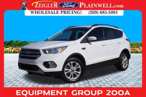White 2018 Ford Escape SE for sale in Plainwell, MI