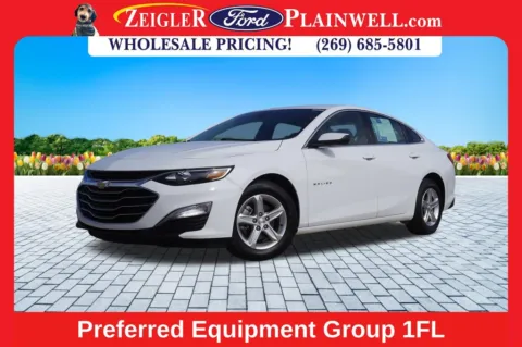 White 2024 Chevrolet Malibu LS for sale in Plainwell, MI