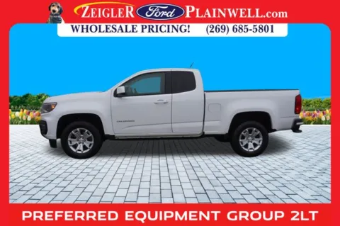 White 2022 Chevrolet Colorado LT for sale in Plainwell, MI